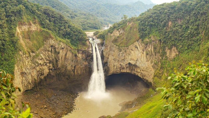 San Rafael Waterfall In Ecuador