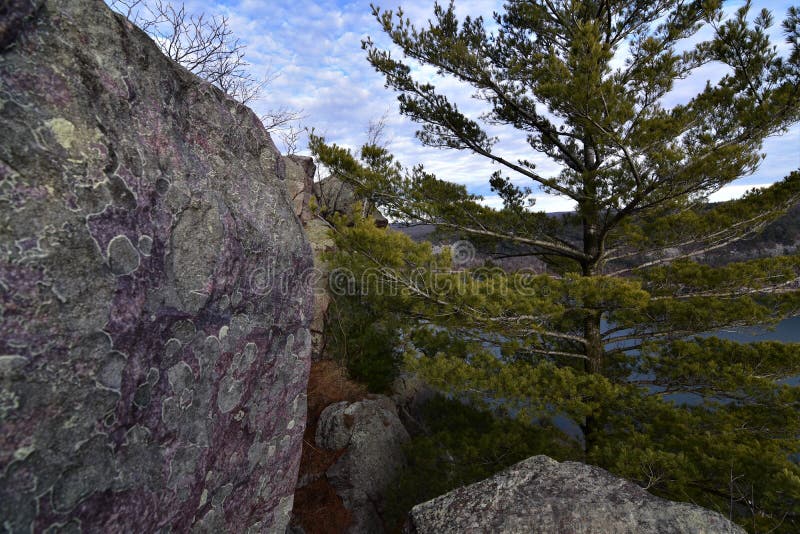 Baraboo Devils Lake State Park West Bluff Trail Stock Image Image of