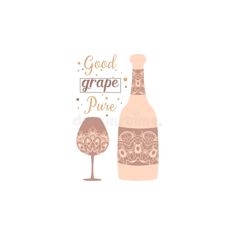 Download Saddle Brown Color Elegant Design For Alcohol Bottle And ...