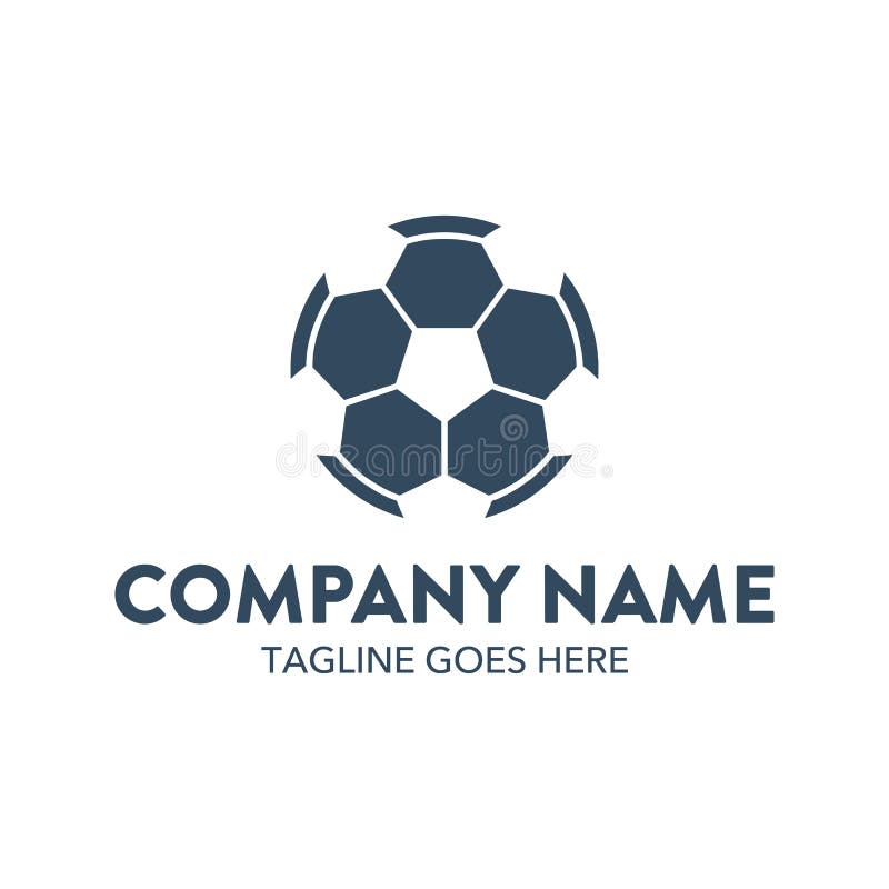 Unique soccer logo template. vector. editable stock illustration Unique soccer logo template. vector. editable stock illustration