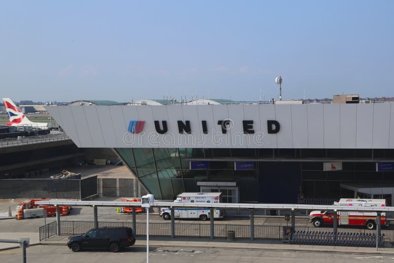United Airlines Terminal 7 przy John F Kennedy lotniskiem międzynarodowym w Nowy Jork