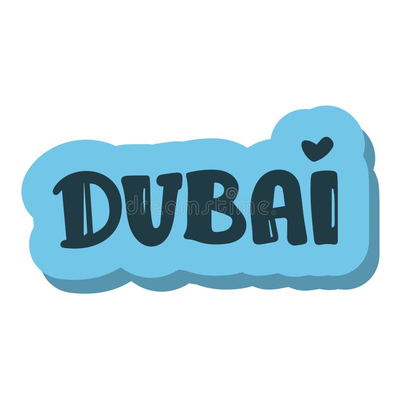 UNITED ARAB EMIRATES DUBAI NEW LOGO ARABIC and ENGLISH Stock Vector ...