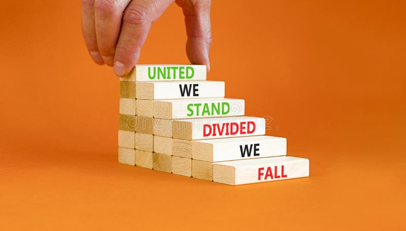 United Or Divided Symbol Concept Words United We Stand Divided We Fall united-or-divided-symbol-concept-words-united-we-stand-divided-we-fall