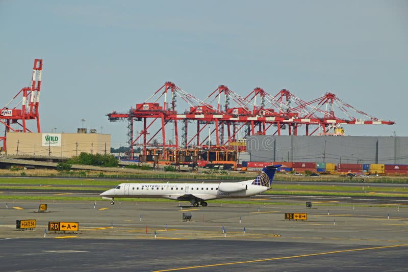 United Express flight just landed on the runway royalty free stock photo United Express flight just landed on the runway royalty free stock photo