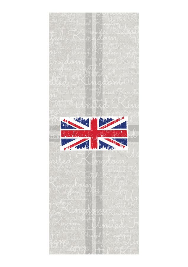United kingdom banner. Vector illustration decorative design royalty free illustration
