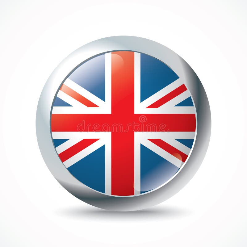 United Kingdom flag button