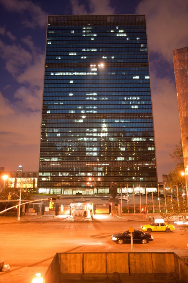 United Nations Headquarters Editorial Stock Image - Image of offices