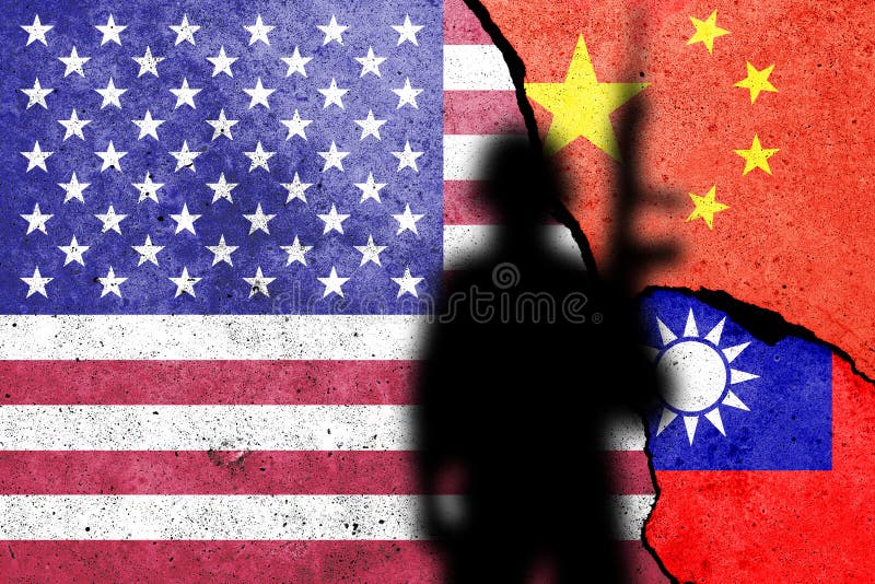 Flags United States Taiwan Stock Illustrations – 575 Flags United ...