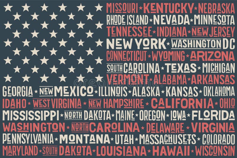 United States of America flag stock illustration United States of America flag stock illustration
