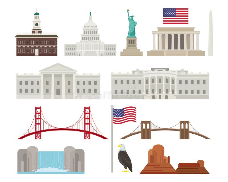 United States of America, USA, Objects.