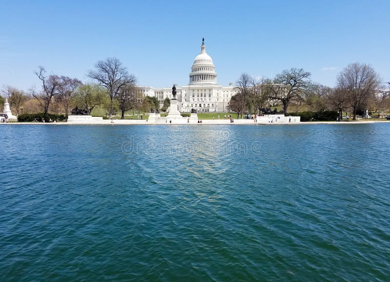 The United States Capitol Building, on Capitol Hill in Washington DC, USA. stock photo The United States Capitol Building, on Capitol Hill in Washington DC, USA. stock photo