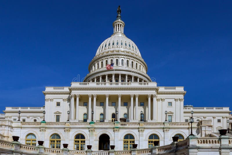 The United States Capitol in Washington, DC royalty free stock photography The United States Capitol in Washington, DC royalty free stock photography