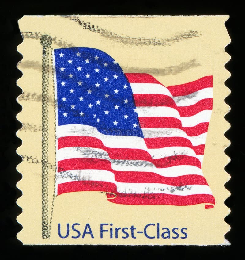 US Postage Stamp stock images
