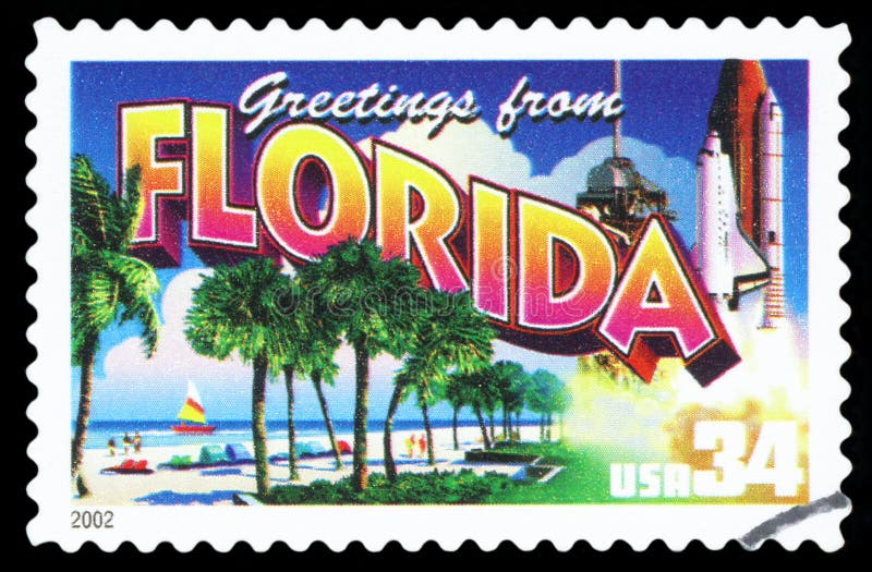US Postage Stamp stock photo
