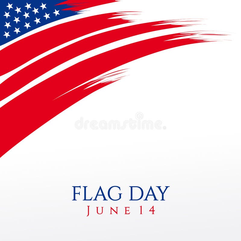 United States Flag Day stock illustration. Illustration of united