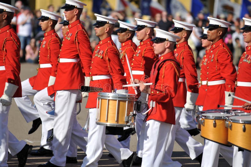 United States Marine Corp Marching Band.