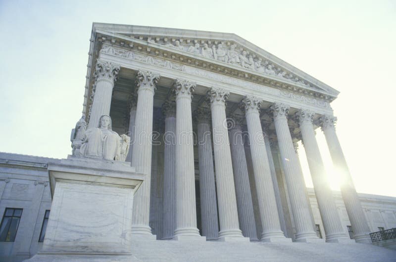 The United States Supreme Court stock photography