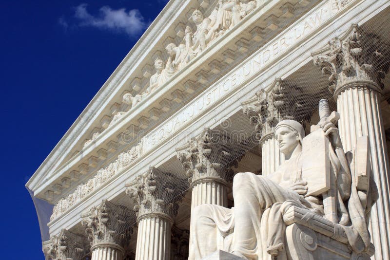 United States Supreme Court royalty free stock images