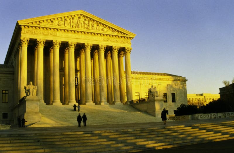 United States Supreme Court evening sunset, Washtington, D.C.