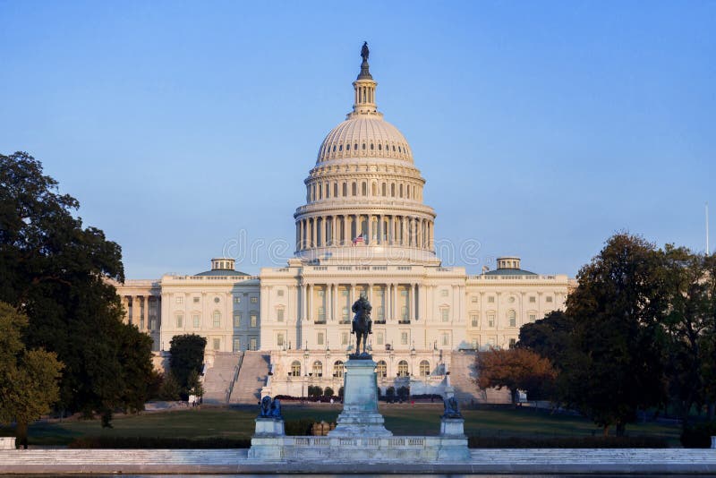 The United Statues Capitol Building. Stock Photo - Image of united ...