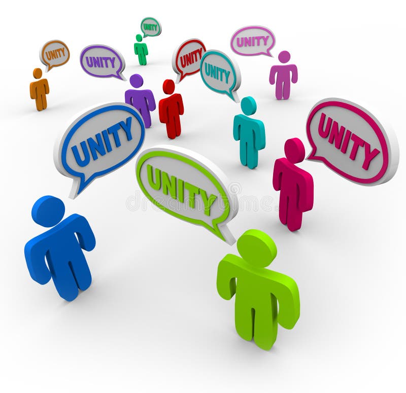 Unity - People Talking in Speech Bubbles Teamwork