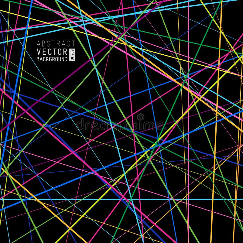 Universal Abstract Background from Intersecting Colorful Lines o stock illustration Universal Abstract Background from Intersecting Colorful Lines o stock illustration