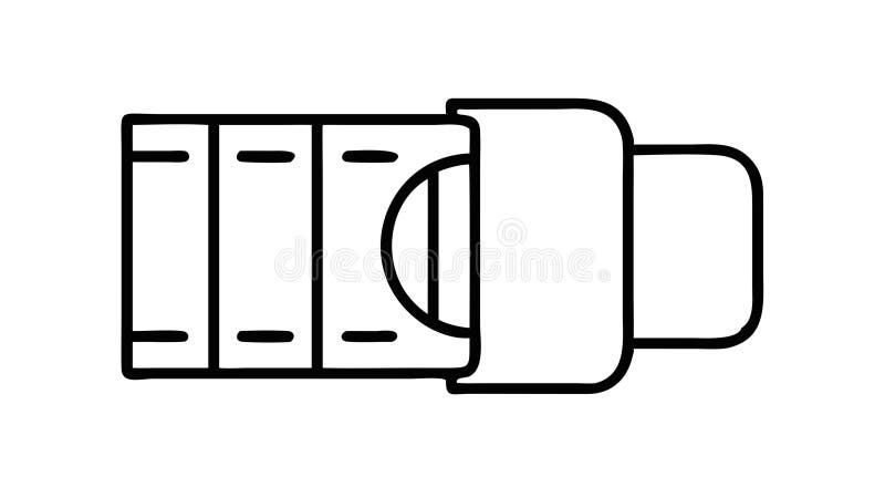 Universal adapter connector vector, electronic device accessory. vector design Generative AI royalty free illustration