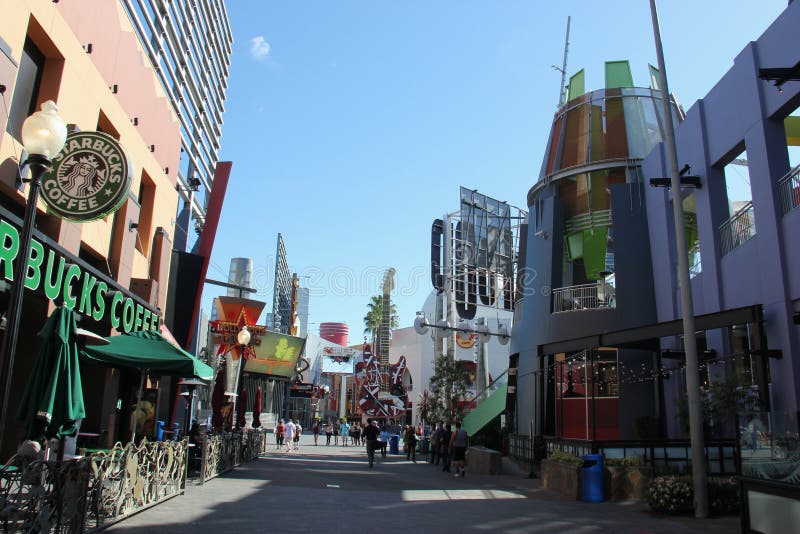 Universal CityWalk Hollywood royalty free stock photos Universal CityWalk Hollywood royalty free stock photos