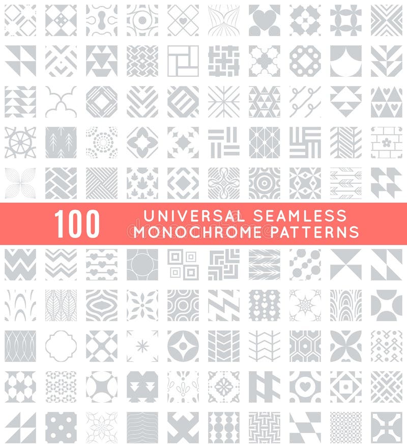 Universal different vector seamless patterns vector illustration Universal different vector seamless patterns vector illustration