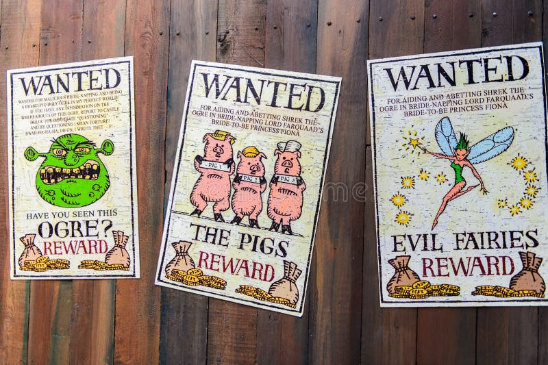 Shrek Wanted Poster