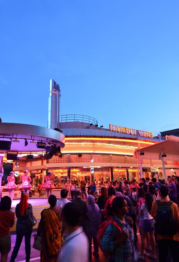 Universal Studios Singapore Hollywood Boulevard Editorial Photo Image