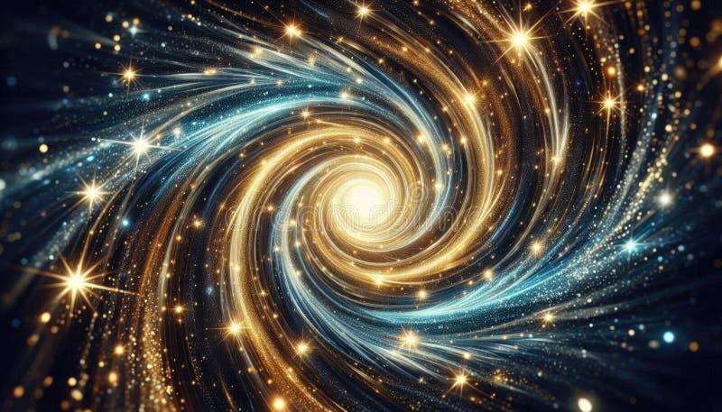 Universe space view, solar system vector illustration