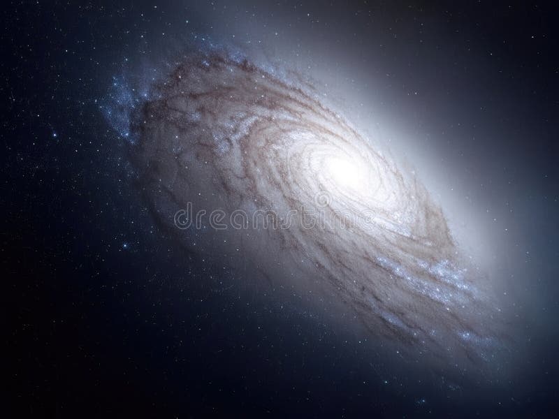 Universe space view, solar system vector illustration