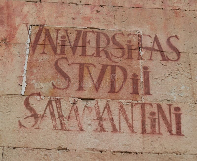 Universidad de Salamanca University sign Spain