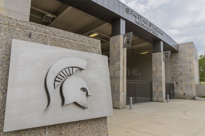 Universidade de estado do Michigan Spartan Stadium imagens de stock royalty free Universidade de estado do Michigan Spartan Stadium imagens de stock royalty free