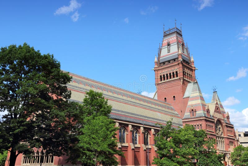 Universidade de Harvard imagem editorial. Imagem