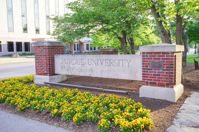 Universidade de Purdue imagens de stock