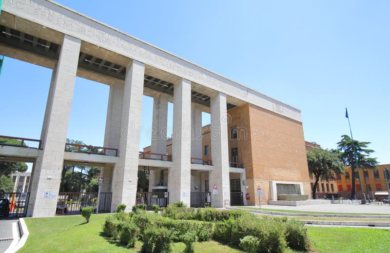 Universidade de Roma Itália imagens de stock Universidade de Roma Itália imagens de stock