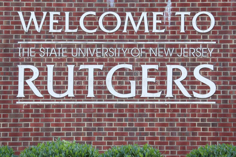 Universidade Rutgers imagem de stock