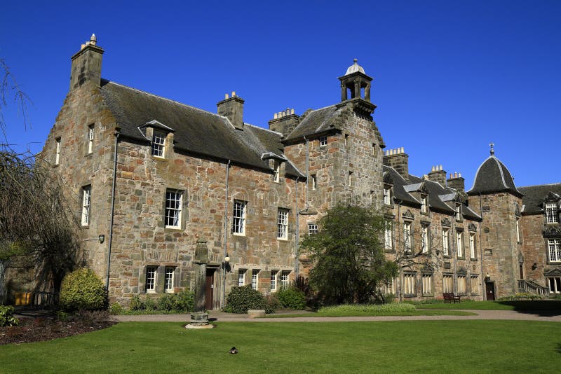 Universitaire gebouwen van St Andrews royalty-vrije stock foto Universitaire gebouwen van St Andrews royalty-vrije stock foto