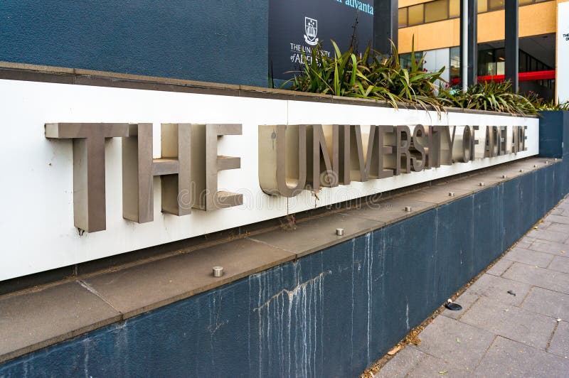 The University of Adelaide Sign Editorial Stock Image Image of