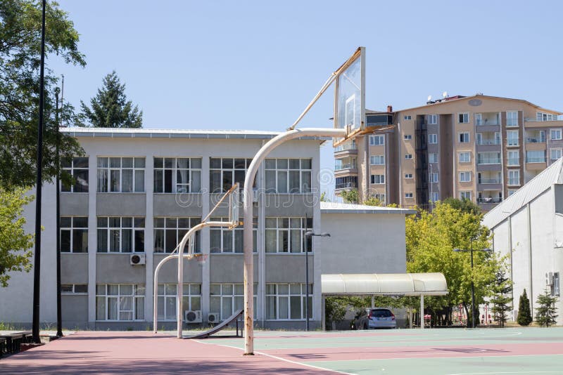 University basketball court