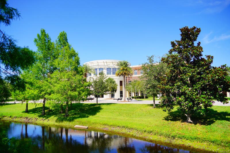 The University Of Central Florida UCF Building Editorial Stock Image the-university-of-central-florida-ucf-building-editorial-stock-image