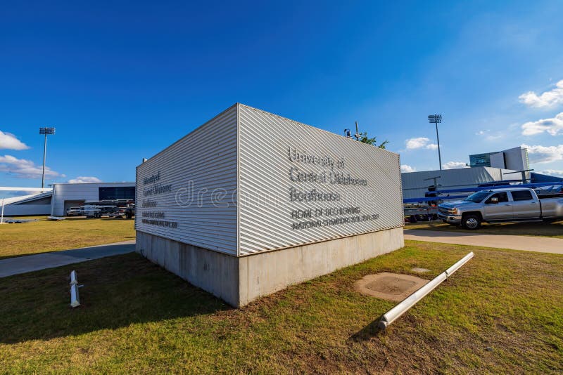 University of Central Oklahoma sign in Boathouse district