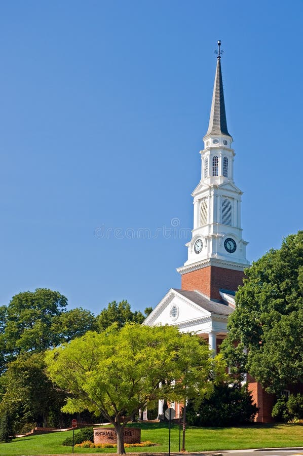 University chapel steeple