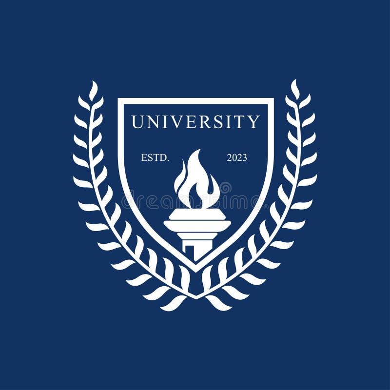 University College School Badge Logo Design Vector Stock Illustration ...