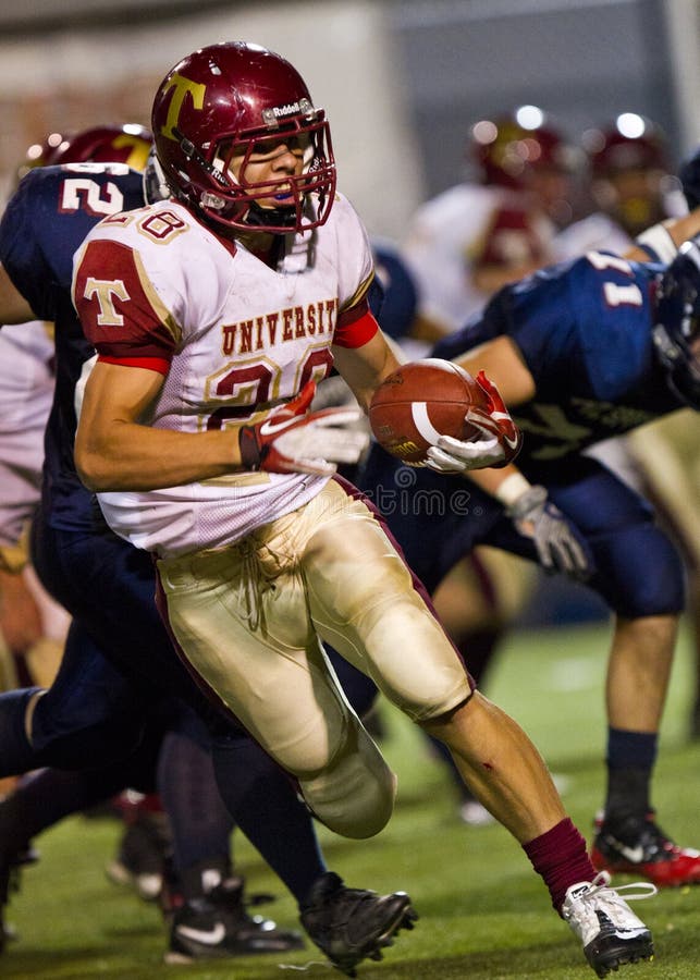 University Football Player editorial stock image. Image of high 21498399