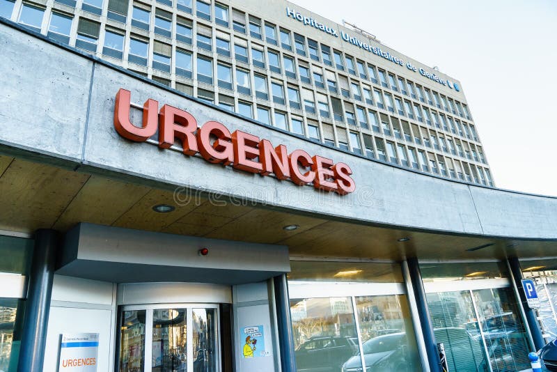 University Hospital of Geneva royalty free stock photo University Hospital of Geneva royalty free stock photo