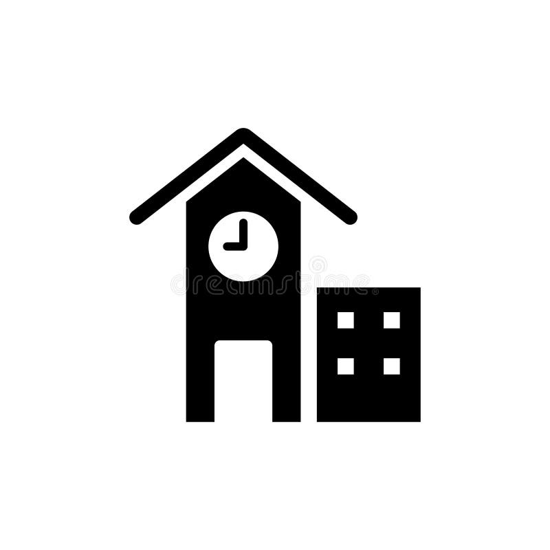 University icon flat vector template design trendy stock illustration