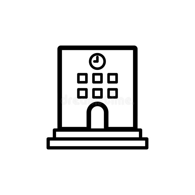 University icon flat vector template design trendy stock illustration